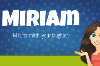 What Is The Spiritual Meaning Of The Name Miriam?